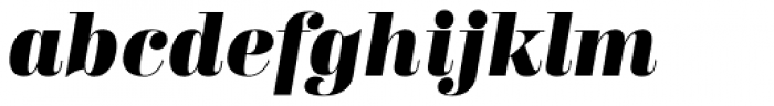Trivia Serif Black Italic Font LOWERCASE