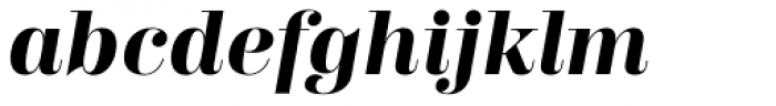 Trivia Serif Bold Italic Font LOWERCASE