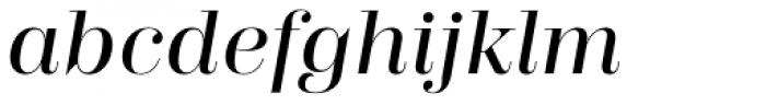 Trivia Serif Italic Font LOWERCASE