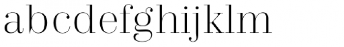 Trivia Serif Light Font LOWERCASE