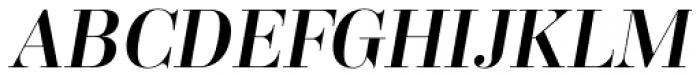 Trivia Serif Medium Italic Font UPPERCASE
