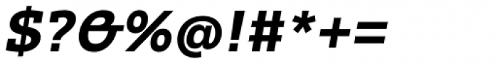 Trivia Slab Bold Italic Font OTHER CHARS