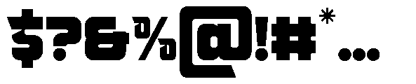 Trivox Regular Font OTHER CHARS