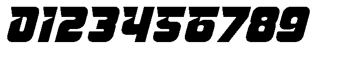 Trivox Slant Font OTHER CHARS