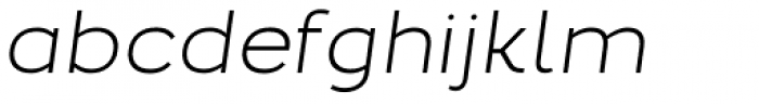 Troia Light Italic Font LOWERCASE