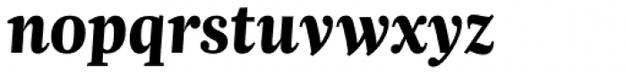 Trola Heavy Italic Font LOWERCASE
