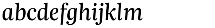 Trola Italic Font LOWERCASE