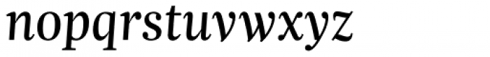 Trola Italic Font LOWERCASE