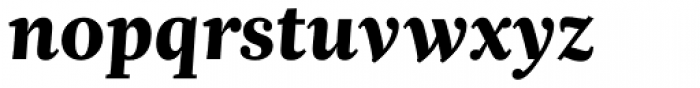 Trola Text Heavy Italic Font LOWERCASE
