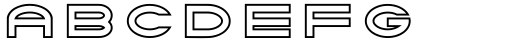 Tromso Regular Outline Two Font LOWERCASE