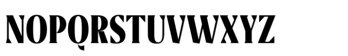 Trona Heavy Font UPPERCASE