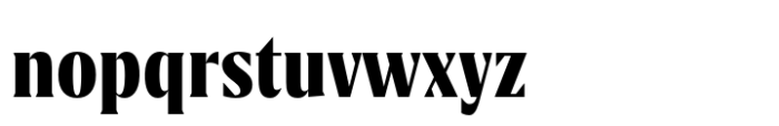 Trona Heavy Font LOWERCASE