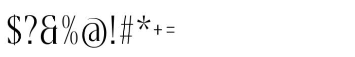 Trona Regular Font OTHER CHARS