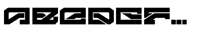 Tronix Font UPPERCASE