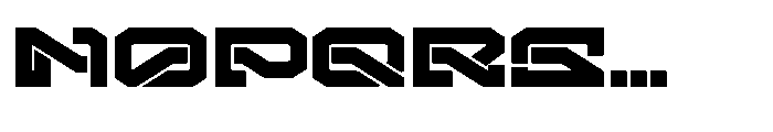 Tronix Font UPPERCASE