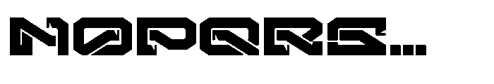 Tronix Font LOWERCASE