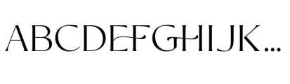 Tropea Font UPPERCASE