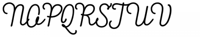 Tropen Script Italic Font UPPERCASE