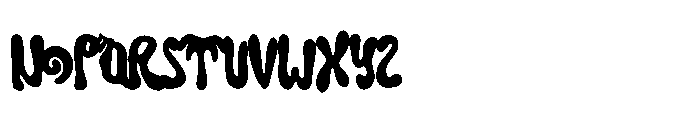Tropi Twist Regular Font LOWERCASE