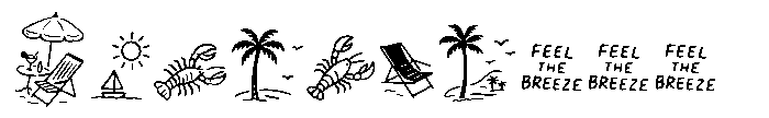 Tropical Doodle lineart Regular Font UPPERCASE