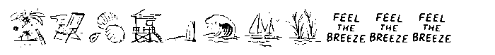 Tropical Doodle lineart Regular Font LOWERCASE
