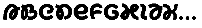 Tropical Morline Alt Black Font UPPERCASE
