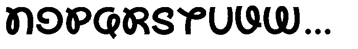 Tropical Morline Alt Bold Font UPPERCASE