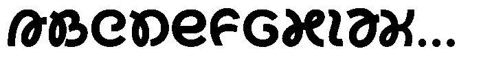 Tropical Morline Alt Extra Bold Font UPPERCASE
