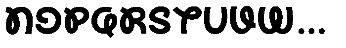 Tropical Morline Alt Extra Bold Font UPPERCASE