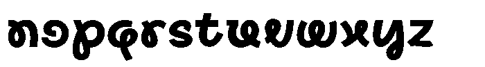 Tropical Morline Alt Extra Bold Font LOWERCASE