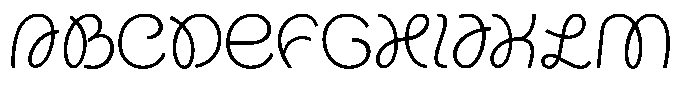 Tropical Morline Alt Extra Light Font UPPERCASE