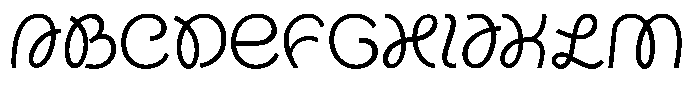 Tropical Morline Alt Light Font UPPERCASE