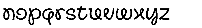 Tropical Morline Alt Regular Font LOWERCASE