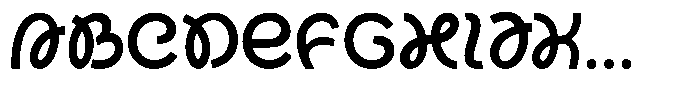 Tropical Morline Alt Semi Bold Font UPPERCASE