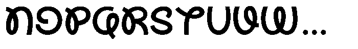 Tropical Morline Alt Semi Bold Font UPPERCASE