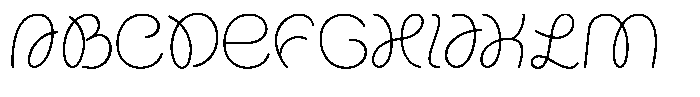 Tropical Morline Alt Thin Font UPPERCASE