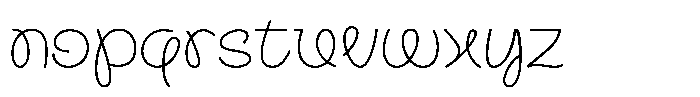 Tropical Morline Alt Thin Font LOWERCASE