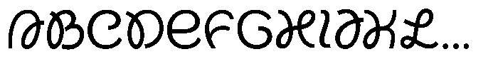 Tropical Morline Alt VF Thin Font UPPERCASE