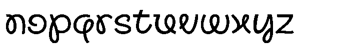 Tropical Morline Alt VF Thin Font LOWERCASE