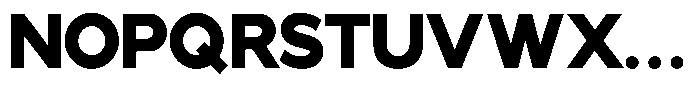 Tropical Morline Black Font UPPERCASE