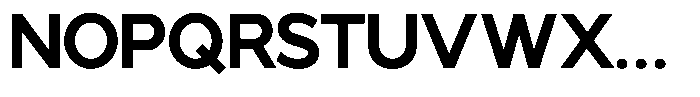 Tropical Morline Bold Font UPPERCASE