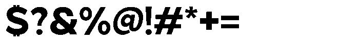 Tropical Morline Extra Bold Font OTHER CHARS