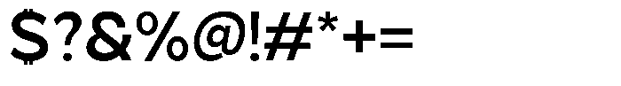 Tropical Morline Semi Bold Font OTHER CHARS