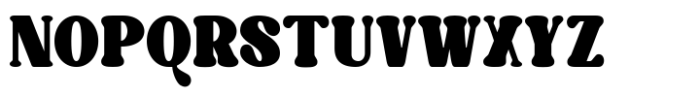 Tropical Squad Extra Black Font UPPERCASE