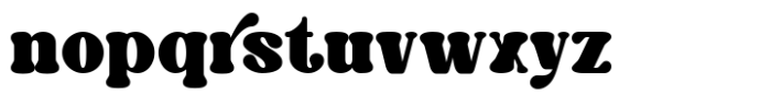 Tropical Squad Extra Black Font LOWERCASE