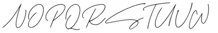 Tropical Summer Signature Font UPPERCASE