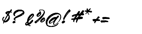 Tropics Sometimes Font OTHER CHARS
