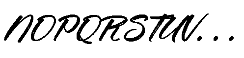 Tropics Sometimes Font UPPERCASE