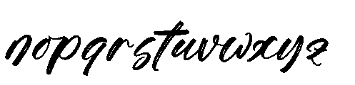 Tropics Sometimes Font LOWERCASE