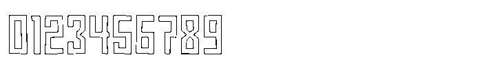 Tropinique Outline Font OTHER CHARS